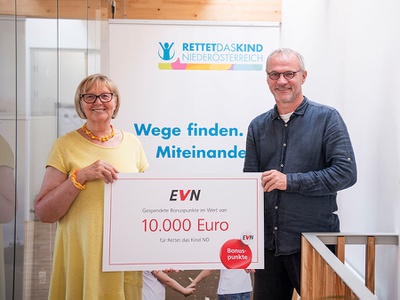 EVN Kund:innen spenden 10.000,-